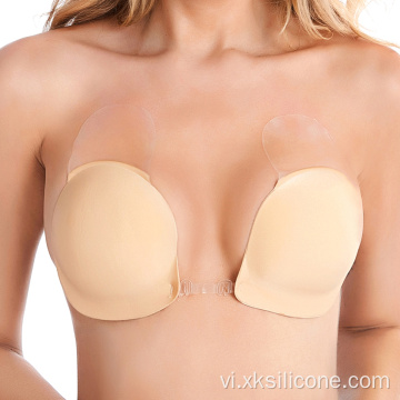 Phụ nữ vô hình Backless quây đẩy lên Silicone